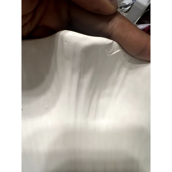 Vintage Seashell Veggie Chip And Dip Seafood Serving Dish 12x10" Action Japan - Picture 5 of 7